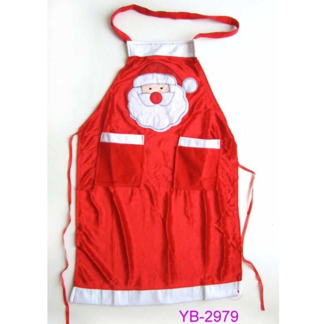 YB-2979 絨布聖誕圍裙